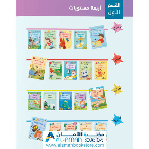 مجموعة القراءة المتدرجة – 40 كتابا في مجموعتين – Arabic Graded Readers Sets