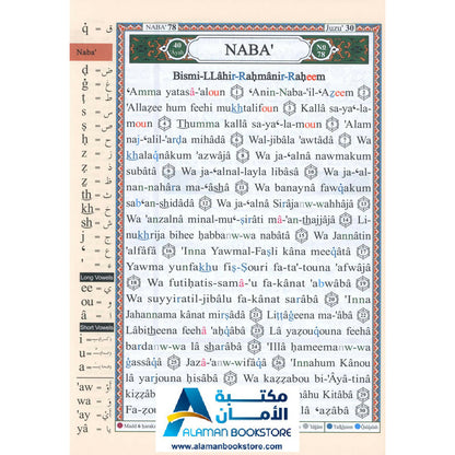 Juzu Amma with Meanings Translation and Transliteration in English